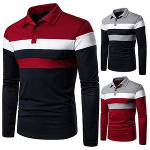 Long Sleeve Polo <b>t</b> <b>Shirt</b> High Quality <b>Men's</b> Polo <b>T</b>-<b>Shirts</b> New Arrival <b>Summer</b> Cotton Breathable Original Design Plus Size - Product Image 4