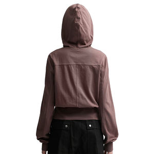 Femmes Zip up Hoodies Polaire Vestes Sweats Surdimensionnés Automne Mode Tenues 2024 Chandails Hiver - Product Image 3