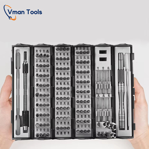 VMAN <span class=keywords><strong>TOOLS</strong></span> Juego de destornilladores magnéticos 128 en 1 Herramienta multimanual de precisión Destornilladores hexagonales Torx - Product Image 1