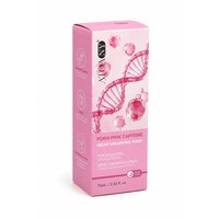 Carton cosmétique rose personnalisé et attrayant avec design graphique DNA pour l'emballage des soins de la peau