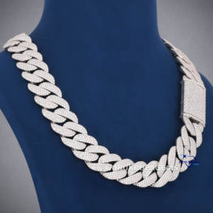 Los últimos accesorios más vendidos hicieron diamantes cultivados en laboratorio de Plata de Ley 925 con cadena cubana única y de estilo Hip Hop - Product Image 5