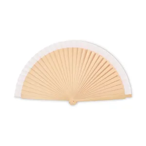 Éventail en bois personnalisé Woodfan pour les fournitures de fête promotionnelles - Product Image 2