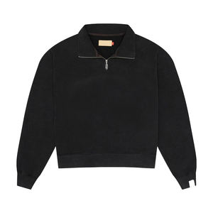 Sweat-shirt d'hiver pour homme, polaire uni, col rond, doublé, coupe décontractée, streetwear décontracté pour le week-end, écologique, respirant, 270g - Product Image 1