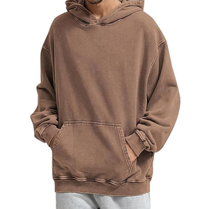 เสื้อฮู้ดแบบสวมหัวแนวสตรีทสำหรับผู้ชายเสื้อมีฮู้ดโอเวอร์ไซส์แบบกำหนดเองขายส่งจากโรงงาน - Product Image 2