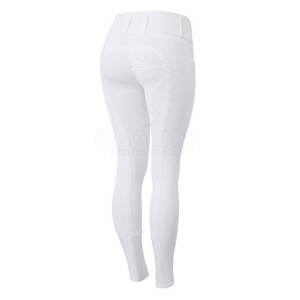 Jodhpurs de cintura alta, pantalones ecuestres cómodos con Panel de rodilla de agarre, Material transpirable para Kits y accesorios de equitación - Product Image 5
