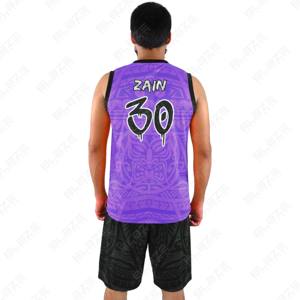 Ensemble uniforme de basket-ball d'été unisexe personnalisé OEM pour adultes maillot de sport de haute qualité avec caractéristiques respirantes grande taille - Product Image 3