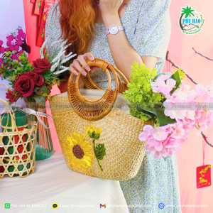 Hot Product <b>Large</b> Capacity Water Hyacinth <b>Hamper</b> Basket for Laundry or Bedding High Quality - Product Image 4