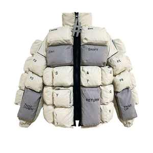 Veste chaude en coton à clavier court, style populaire de rue, nouvelle version épaisse, unisexe, vente chaude - Product Image 4