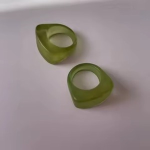 Luxury table decor <b>resin</b> napkin <b>rings</b> with artisan finished for formal dining events and upscale wedding settings - Product Image 4