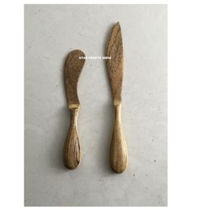 Juego de servir ensalada de madera de nuevo diseño, el mejor precio, juego de servidor de mezcla de ensalada de comida para el hogar, cuchara de mano de ensalada de madera ecológica - Product Image 5