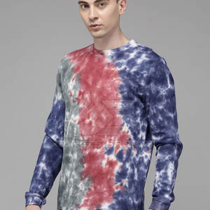 Sudadera con tinte de corbata para hombre, jersey de ajuste extragrande con patrón de color retro atrevido, perfecto para la moda callejera juvenil - Product Image 3