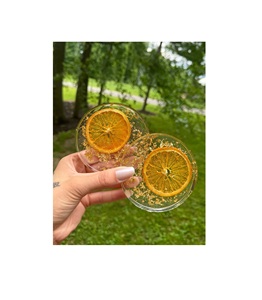 Posavasos de resina, artículo decorativo para una presentación del hogar elegante, moderno, duradero, reutilizable y de primera calidad. - Product Image 5