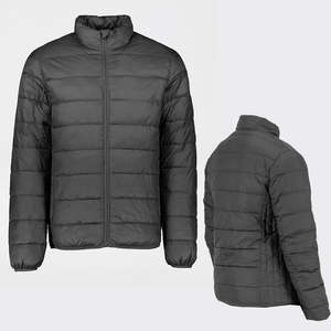 Veste matelassée streetwear pour hommes avec logo personnalisé Manteau à bulles utilitaire extérieur résistant à l'eau de haute qualité pour vestes matelassées d'hiver - Product Image 1