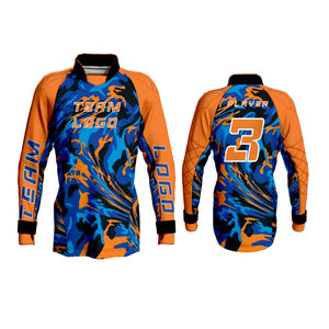Maillot de paintball personnalisé imprimé 100% polyester Maille respirante Sublimation Logo personnalisé Vêtements de sport de luxe en plein air - Product Image 6
