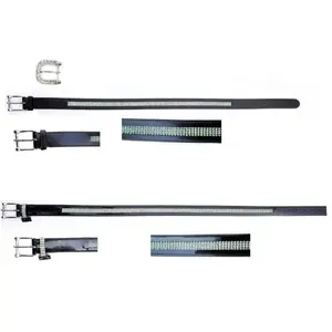 Vente chaude pur cuir de vachette indien ceintures dames classique luxe robe ceinture fonction réglable boucle en métal qualité d'exportation - Product Image 1