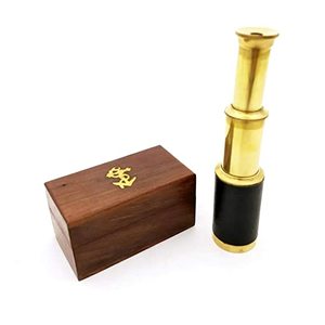Premium Quality <b>Brass</b> <b>Telescope</b> for Nautical Science Labs for Educational Purpose <b>Brass</b> <b>Telescope</b> in Low Moq Cheap Price - Product Image 1