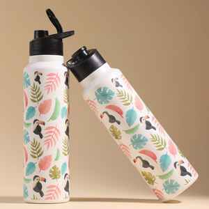 Boissons en cuivre émaillé imprimées à la main meilleure bouteille d'eau pour l'entretien de la force bouteille en cuivre thermique ayurvédique - Product Image 3