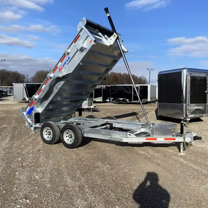2026 Galvanized Dump Expert <b>Trailer</b> Series 9,900 Lb <b>Trailer</b> Affordable Farm Used <b>Tractor</b> Tipper <b>Trailer</b> Tipping Dump <b>Trailer</b> 10t - Product Image 1