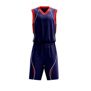 Ensemble de vêtements de sport de basket-ball professionnels pour hommes Short en jersey à séchage rapide Vêtements respirants grande taille avec impression de logo personnalisé pour adultes - Product Image 3