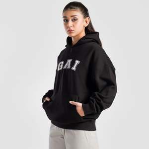 Sudadera con Capucha Extra Grande Transpirable GA-I Essence en Negro para la Temporada de Otoño - Product Image 3