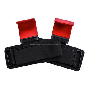 Crochet en matériau métallique d'haltérophilie Sangles de levage lourdes Pull Up Dead Lift Strap - Product Image 3