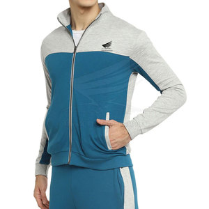 Survêtement zippé pour homme, coupe classique, hiver, décontracté, léger, écologique, haute qualité, 100% coton - Product Image 5