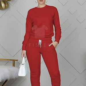 ชุดกันเหงื่อลายพื้นสำหรับผู้หญิงฉลากส่วนตัวออกแบบได้เองสำหรับฤดูหนาว - Product Image 2