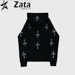 Sudadera con Pedrería de Invierno, Moderna, Brillante, Suave, Ecológica, Transpirable, Estilo Urbano para un Look Atrevido Diario - Product Image 2