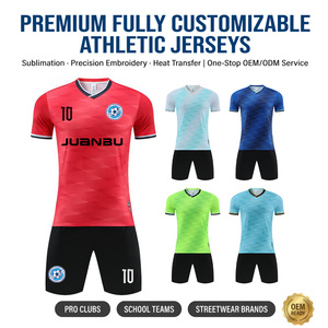 Maillot de football pour jeunes, impression numérique, jersey personnalisé, sublimation, polyester, maille avec logo - Product Image 1