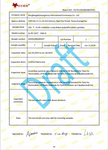 Matériau isolant composé de PVC fabriqué en usine RONGFENG pour couvertures électriques 80 ℃ 90A NTC fils sensibles thermiques plastiques bruts - Product Image 4
