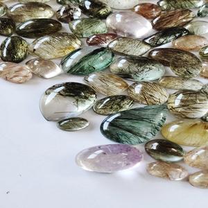 พลอยทับทิมธรรมชาติหลายสีผสมหลายสีสไตล์บราซิลคุณภาพ AAA ได้รับการรับรอง7-20มม. ขัดเงาได้อย่างสมบูรณ์แบบ - Product Image 1