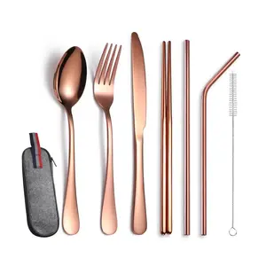Wholesale Royal Luxurious 20 Piece Stainless Steel Silver Cutlery Set Dishwasher Safe Flatware in very good quality