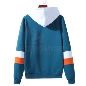 Color Block Drawstring Sudadera con capucha de manga larga Moda Regular Manga completa Hombres Sudaderas con capucha para la venta en línea - Product Image 2