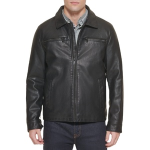 แจ็คเก็ตบอมเบอร์หนังแท้สำหรับผู้ชาย ทรงยาว บาง คอปกพับลง ซิป กันน้ำ ระบายอากาศ ป้องกันรังสียูวี สไตล์มอเตอร์ไซค์และไบค์เกอร์สำหรับฤดูหนาว - Product Image 1