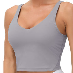 Sujetador deportivo de secado rápido para mujer personalizable al por mayor conjuntos de moda de talla grande XL de la mejor calidad precio barato sostenible - Product Image 2