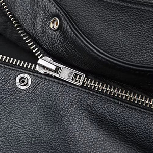 Gilet d'hiver en cuir de style décontracté personnalisé de haute qualité gilet de moto d'extérieur en toile pour vêtements d'extérieur - Product Image 5