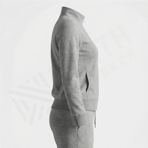 Chándales con Logotipo Personalizado, Chaqueta y Pantalón, Ropa Deportiva de Alta Calidad, Chándal Deportivo Holgado de Algodón para Gimnasio y Fitness - Product Image 3