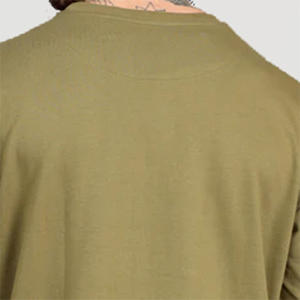 เสื้อยืดผู้ชายสไตล์สตรีทแวร์ ผ้าฝ้ายเนื้อหนา 220 กรัม สีพื้น แขนยาว ทรงวินเทจ ลำลอง ไซส์ใหญ่ ระบายอากาศ แห้งเร็ว - Product Image 3