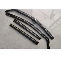 Para VW Golf MK7 2012-2020 5 Puertas Hatchback, Juego de 4 Visores de Ventana con Protección Contra Lluvia y Deflectores de Viento, Tintados