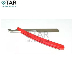 Rasoir professionnel pour hommes Style turc traditionnel rasoir à gorge coupée poignée en plastique bord droit rasoir de barbier rasage - Product Image 6