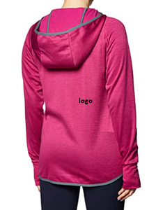 Femmes de Performance Fleece Full Zip Hoodie 100% Polyester Importés fermeture À Glissière Laver À La Machine Sourcing De Bangladesh - Product Image 5
