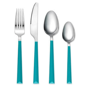 Juego de cubiertos de acero inoxidable Vintage de alta calidad al por mayor de lujo, cubiertos modernos, detalles plateados a granel para fiesta de boda de Hotel - Product Image 5