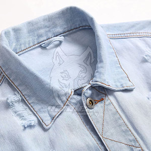 Calidad superior Pakistán hizo hombres Jeans chaquetas de diseño personalizado al por mayor hombres Jeans chaqueta de invierno - Product Image 6