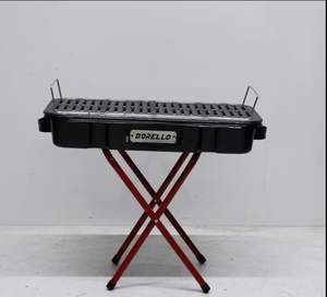 Parrilla de Carbón Portátil Ecológica DORELLO, Estilo Turco Tradicional, Parrilla de Aluminio Fundido para Exteriores, Plegable, para Asar Pavo - Product Image 2