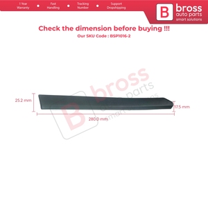 บังโคลนหน้าขวา BSP1016-2 ป้องกันเศษหิน รุ่น 8K0853824C สำหรับ A4 MK4 8K5 B8 - Product Image 6