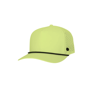 หมวกกอล์ฟแบบ 5 แผง ทรงโค้ง ดีไซน์ทันสมัย กันน้ำ พร้อมเชือกตกแต่ง ปีกโค้งสวยงาม  ติดกระดุมพลาสติก ระบายอากาศด้วยเลเซอร์ - Product Image 4