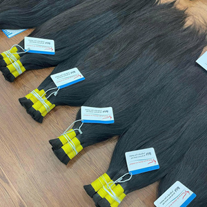 Cheveux vierges de haute qualité en vrac, cheveux naturels lisses d'un seul donneur, extensions de cheveux humains vietnamiens 100% naturels. - Product Image 5