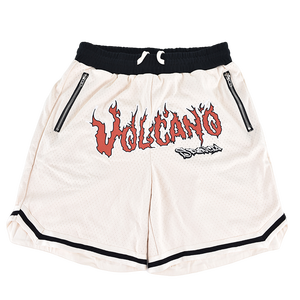 Pantalones cortos de malla 150G personalizados de alta calidad para hombres pantalones cortos de baloncesto de playa negros de verano de doble capa estilo callejero - Product Image 1