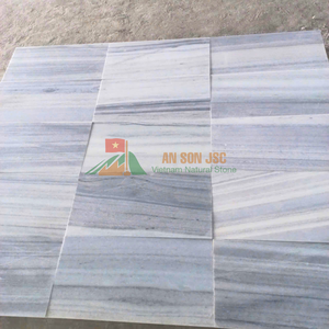 หินอ่อนธรรมชาติสีขาวเวียดนาม ขนาด 12x12 นิ้ว กระเบื้องปูขอบสระว่ายน้ำแบบกันลื่น สำหรับปูพื้นระเบียงสระว่ายน้ำ - Product Image 5