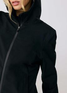 Chaqueta cortavientos elegante de lujo para mujer, chaqueta de abrigo de secado rápido repelente al agua de tendencia para mujer con logotipo personalizado - Product Image 4